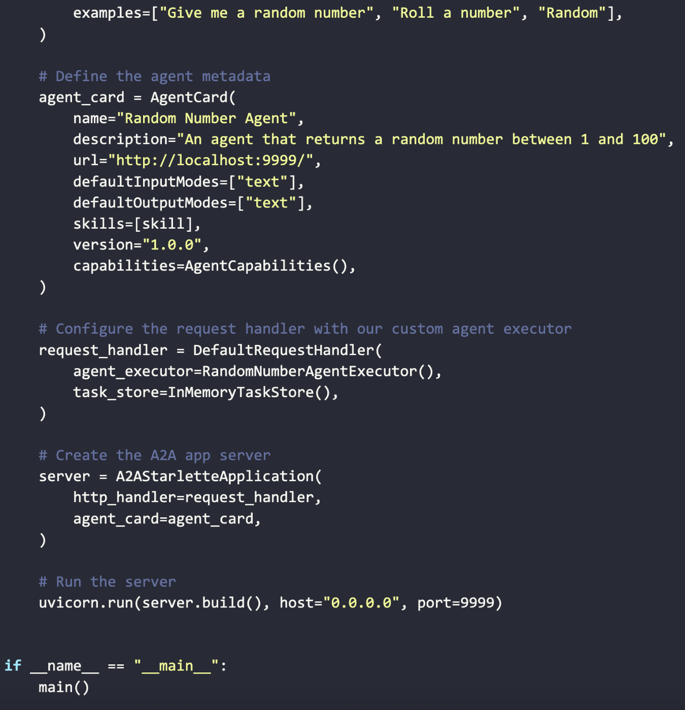Building an A2A-Compliant Random Number Agent: A Step-by-Step Guide to Implementing the Low-Level Executor Pattern with Python
