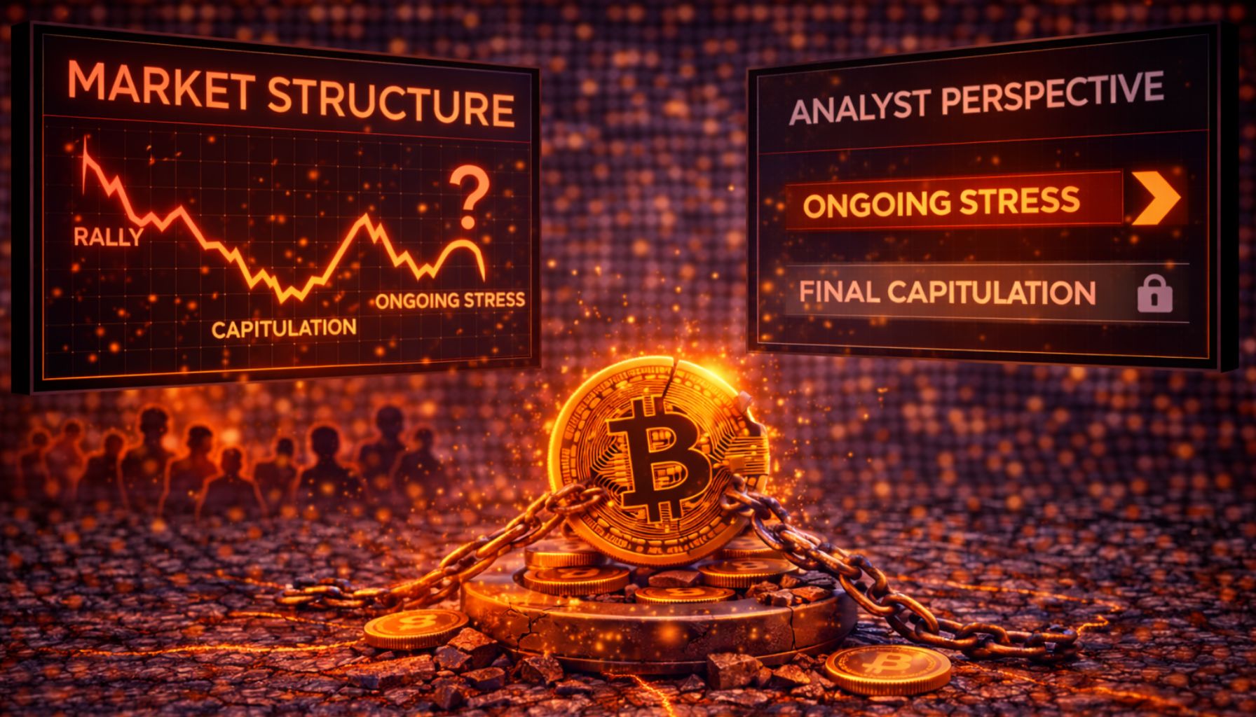 Bitcoin Market Structure Points To ‘Ongoing Stress’, Not Final Capitulation – Analyst
